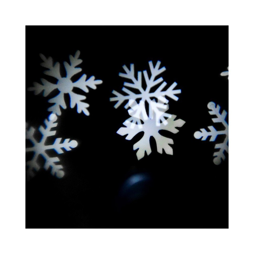 560896 Projecteur laser LED lumineux effet Flocons d'extérieur résistant à l'eau