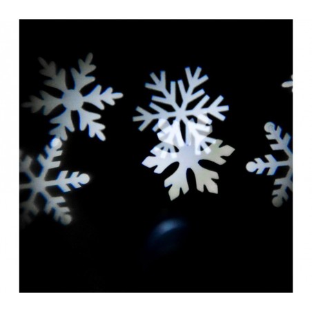 560896 Projecteur laser LED lumineux effet Flocons d'extérieur résistant à l'eau