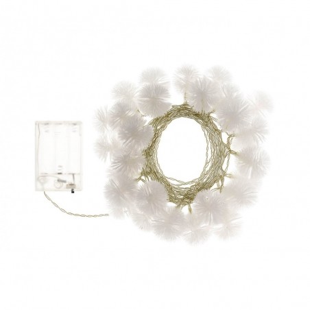 561042C Guirlande lumineuse intérieur de Noël 50 LED forme goutte d'eau à pile