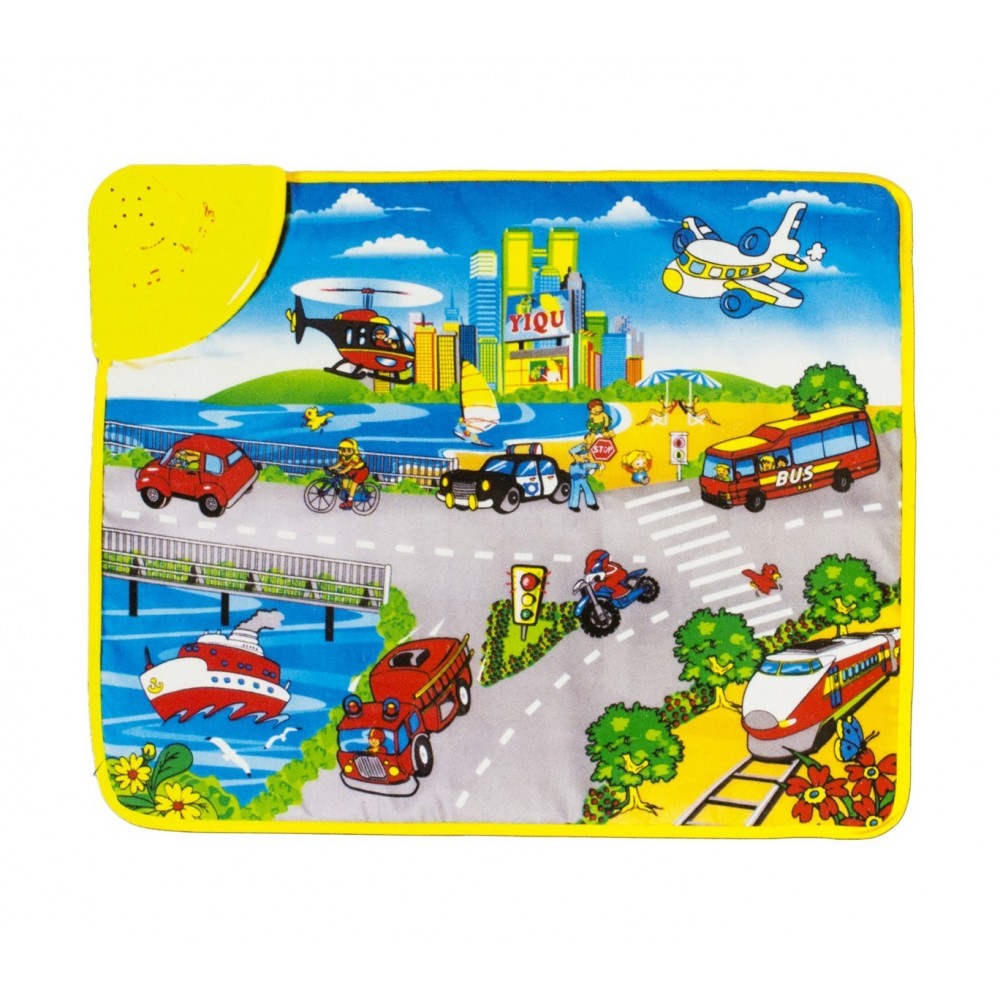 102194 Tapis musical jeu interactif pour enfant avec mélodies et sons 58 x 48 cm