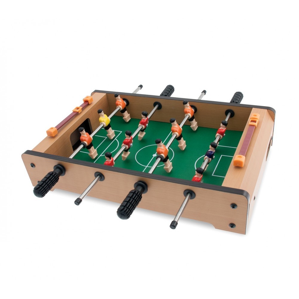 634430 Mini baby-foot de table avec 12 joueurs 4 barres 36 x 22 x 7 cm
