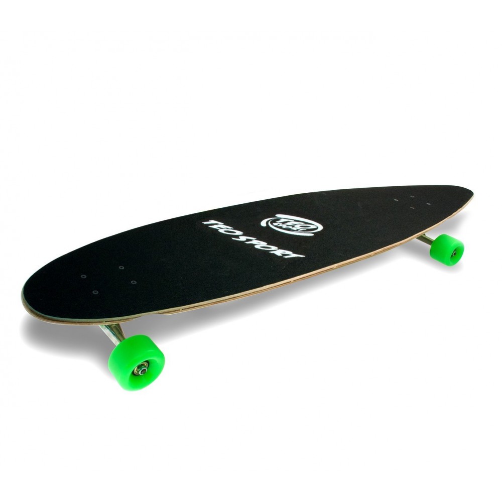 515500 Skate Longboard SKULL ABEC-9 truck en aluminium 115 x 23 cm roues 70 mm