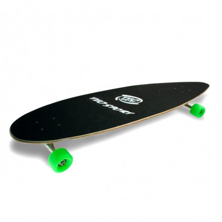 515500 Skate Longboard SKULL ABEC-9 truck en aluminium 115 x 23 cm roues 70 mm