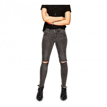 81154 Jean taille haute pour femme modèle RAGGED slim fit tailles du XS au XL