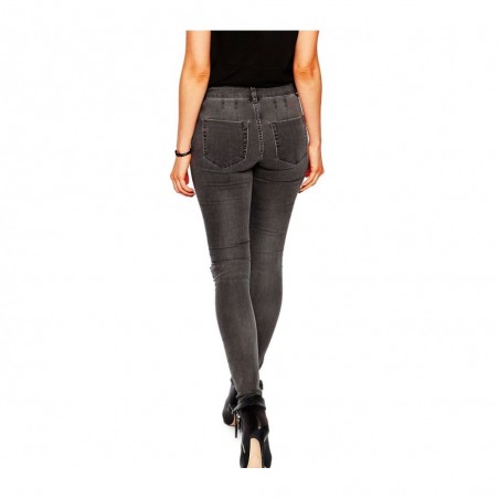 81154 Jean taille haute pour femme modèle RAGGED slim fit tailles du XS au XL