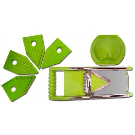 Coupe legume et fruit -manuel -decoration plat -déchiqueteuse mandoline 4 à 10mm