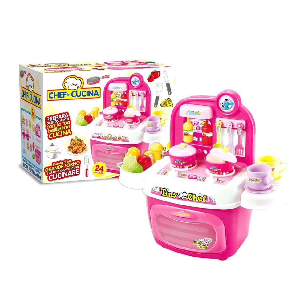 647249 Cuisine pour enfant PETIT CHEF avec four et lave-vaisselle 35 accessoires