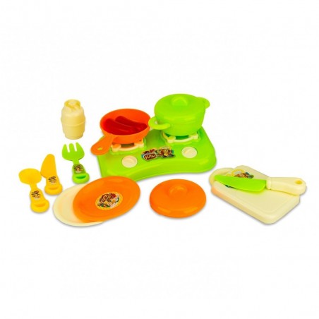 363744 Set de 18 accessoires de cuisine Minnie Disney vaisselle et casseroles 