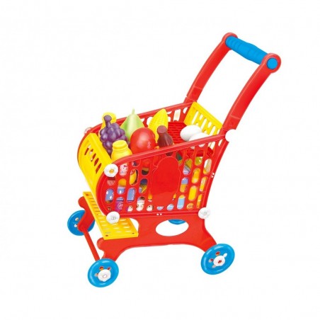 632306 Chariot de supermarché 2 en 1 MINNIE avec panier amovible