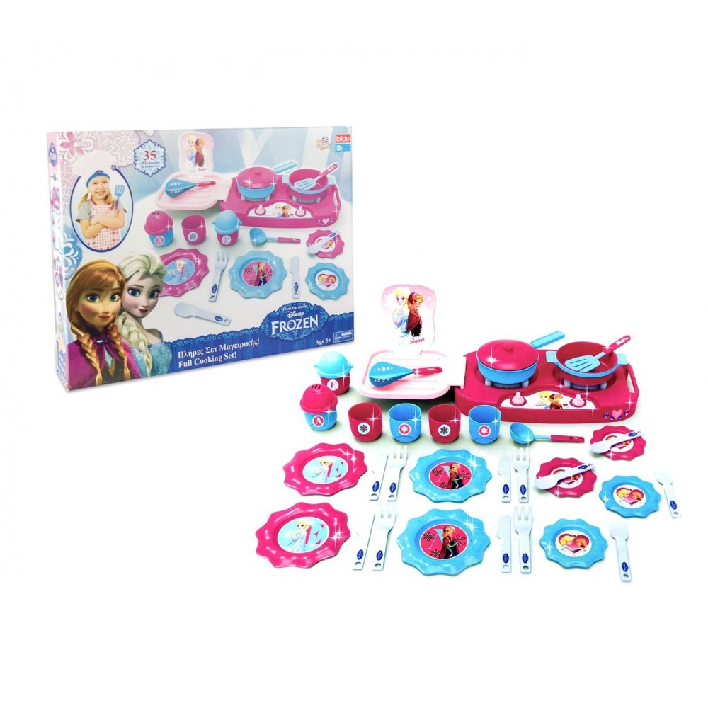 087084 Set de 18 accessoires de cuisine Minnie Disney vaisselle et casseroles 