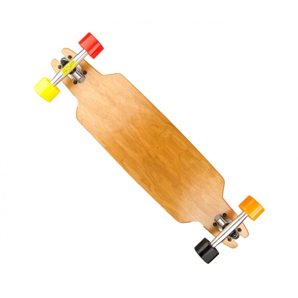 515579 Skate Longboard SKULL ABEC-9 truck en aluminium 115 x 23 cm roues 70 mm