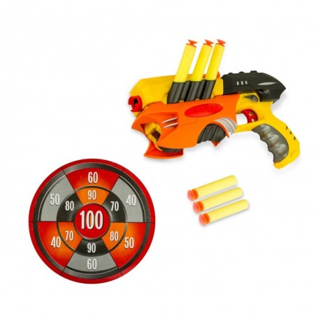 168837 Pistolet en plastique SHOOT PLAY CIGIOKI avec balles souples et quilles 168837 Pistolet en plastique SHOOT PLAY CIGIOKI avec balles souples et quilles