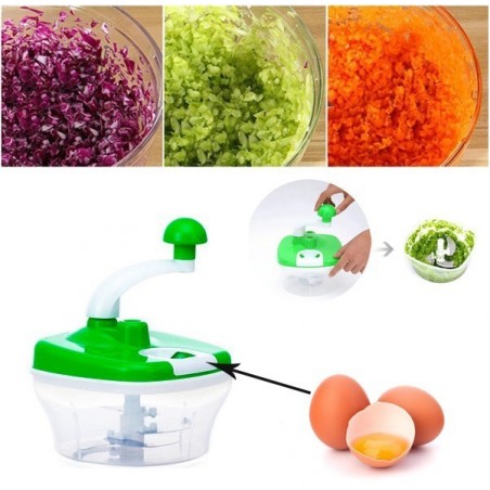 Coupe légumes - Hacheur - Separateur d'oeufs - avec manivelle