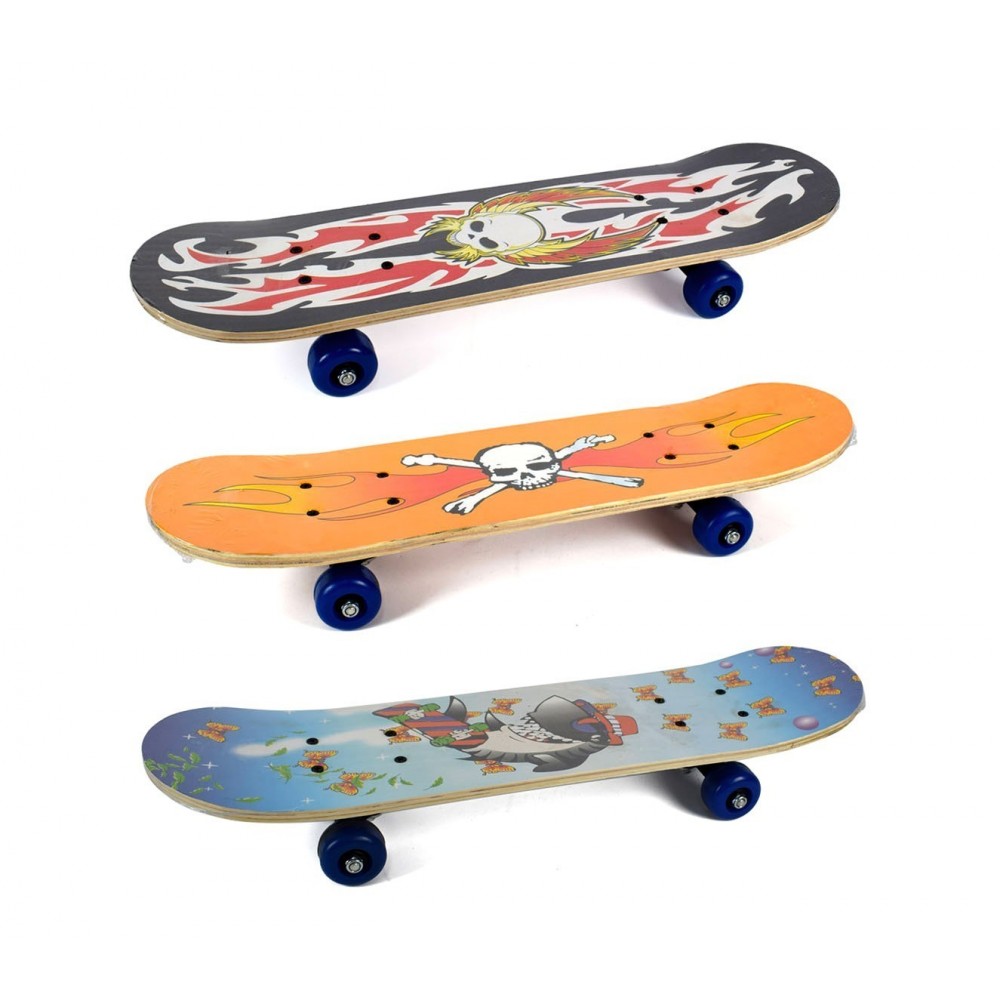 Skateboard complet en bois d'érable PU roues Planche à roulettes