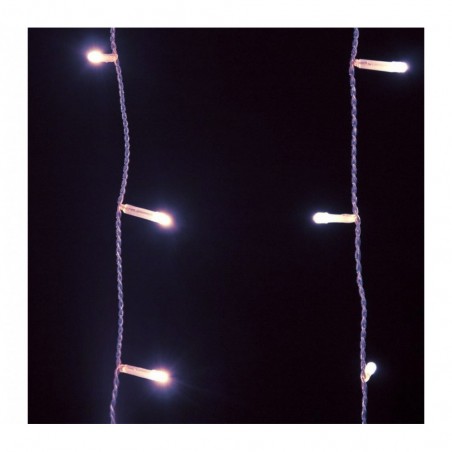 561076 Rideau lumineux de Noël 300 led 3 x 1 m lumière chaude 8 effets