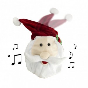 Bonnet de Noël musical et dansant avec mouvement et sons 37 x 23 x 13 cm 2