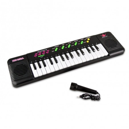 371466 Clavier électronique jouet avec microphone 32 touches et bases rythmiques