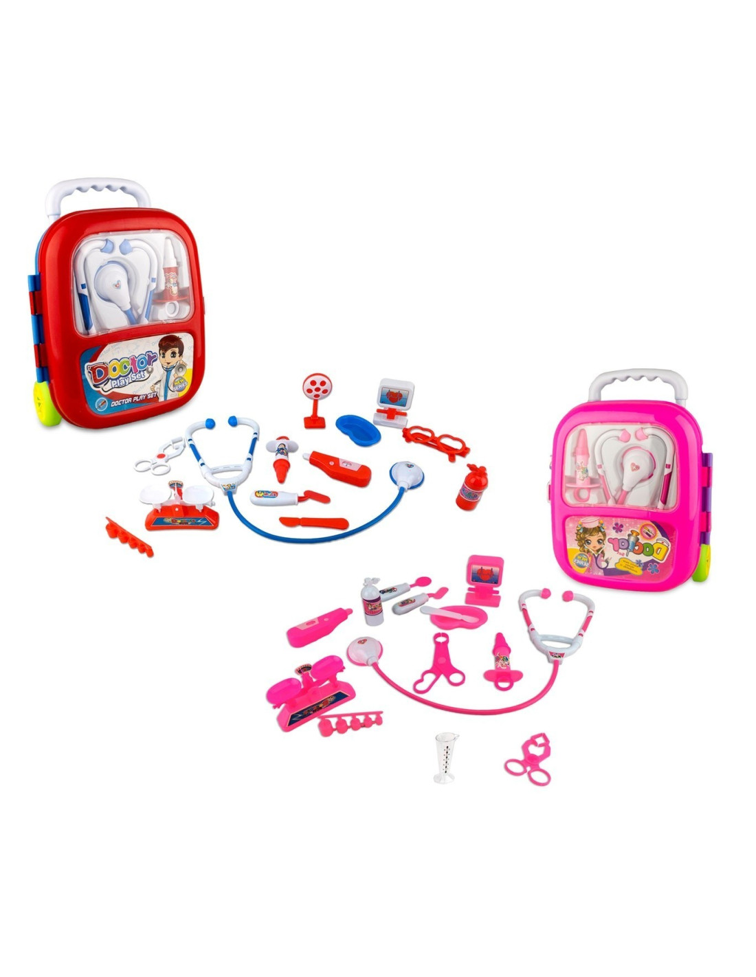 363751 Playset docteur TROLLEY CIGIOKI avec 13 accessoires fantastique