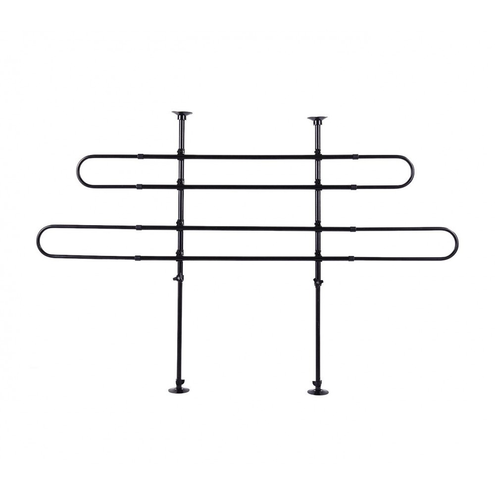 4557 Grille de séparation télescopique universel voiture 3 et 5 portes 2 pièces