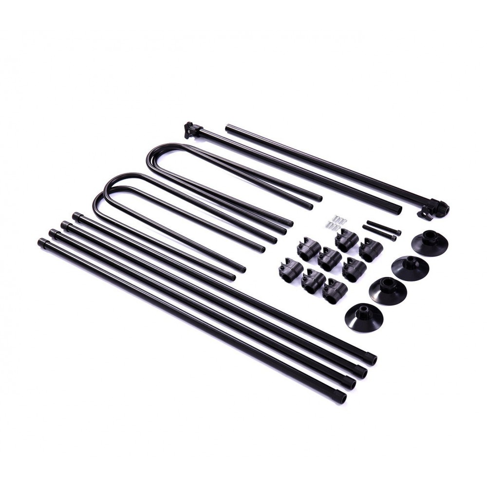 4557 Grille de séparation télescopique universel voiture 3 et 5 portes 2 pièces