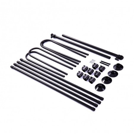 4557 Grille de séparation télescopique universel voiture 3 et 5 portes 2 pièces