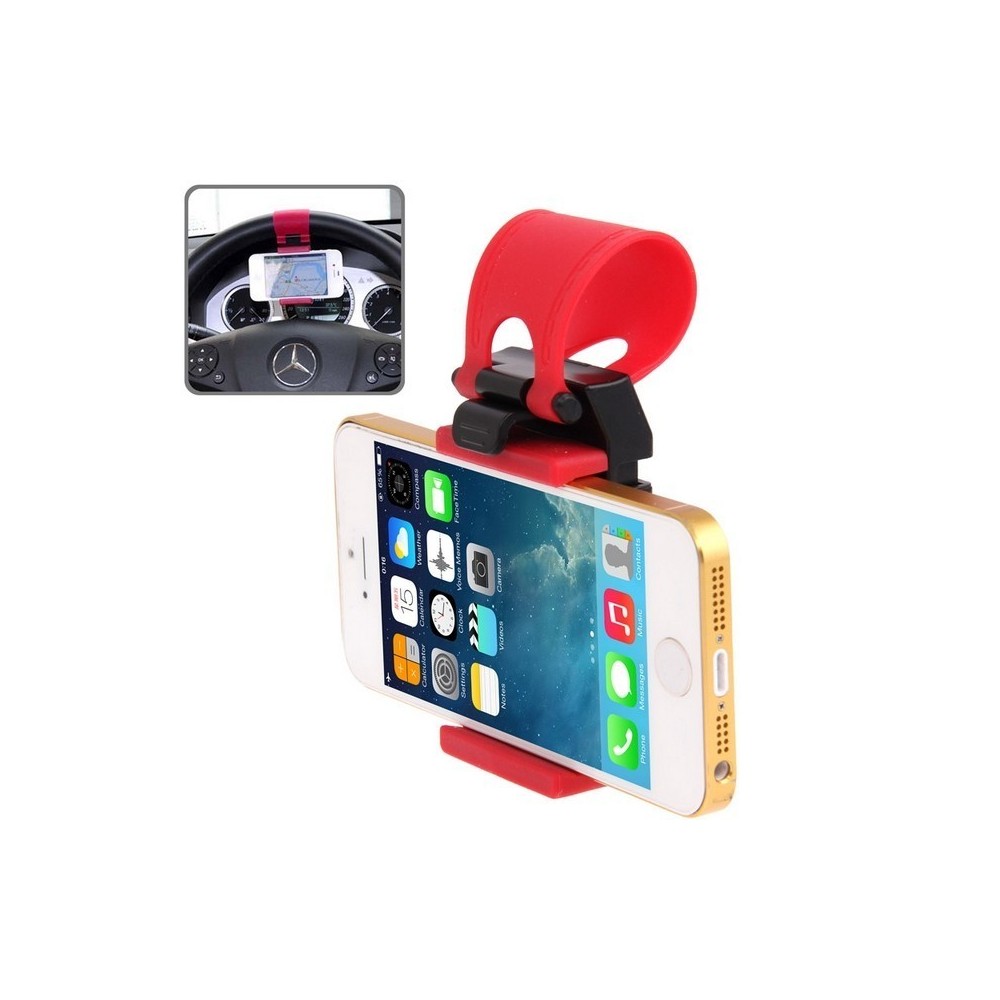 Support pour le volant avec clip élastique pour smartphones et appareil contrôlé