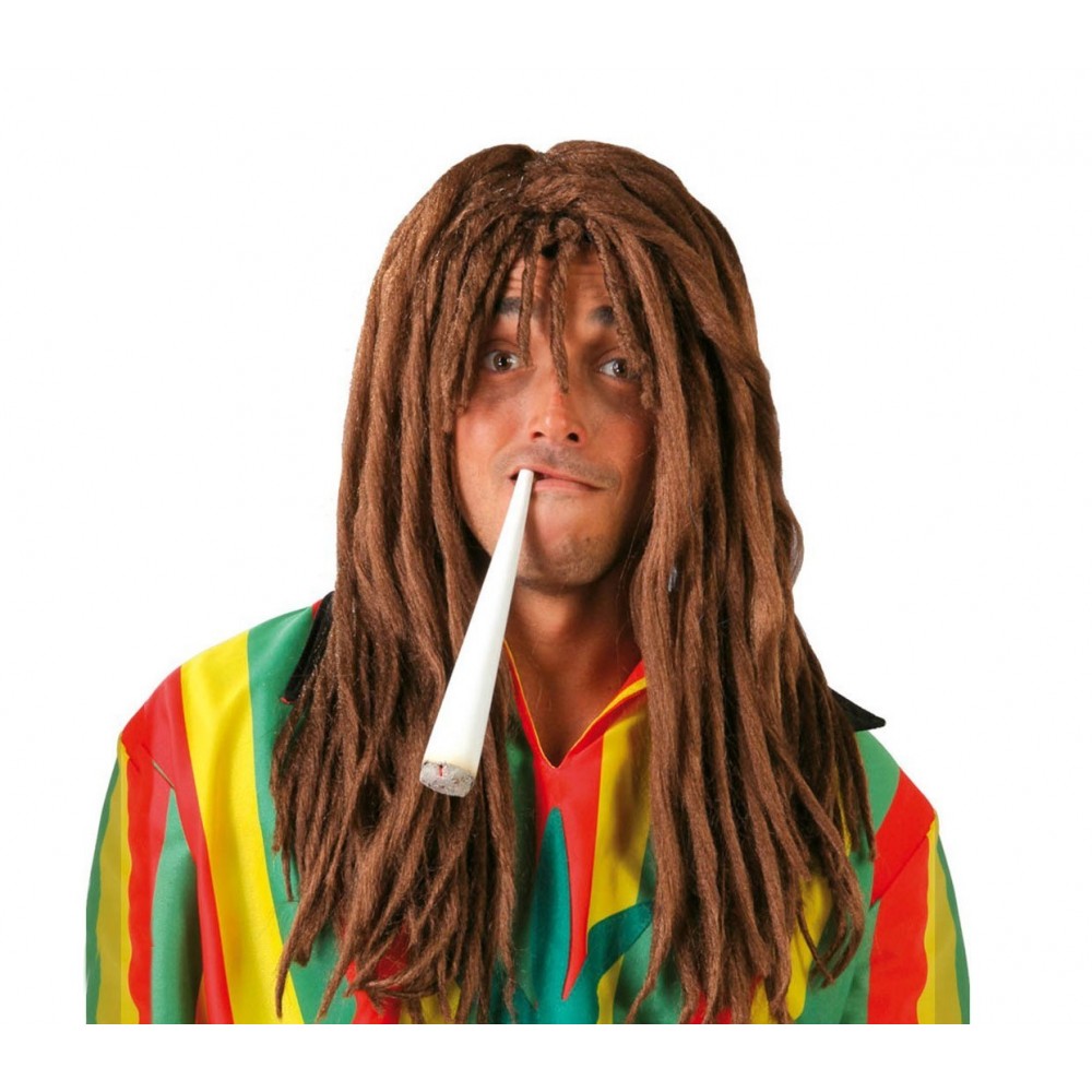 444259 Perruque unisexe RASTA idéal pour carnaval et pour soirées à thème