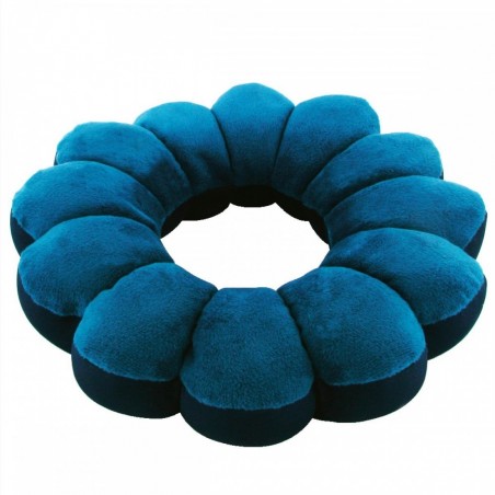 Oreiller/coussin relaxant de voyage - tête ergonomique - microsphères