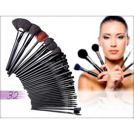 Set de 32 pinceaux de maquillage professionnels