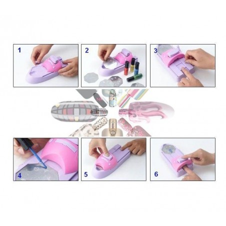 Machine à décorer les ongles émaux - 45 motifs
