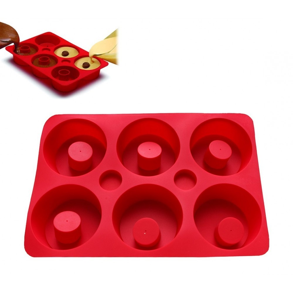 Moule silicone cupcake muffin beignets gâteau