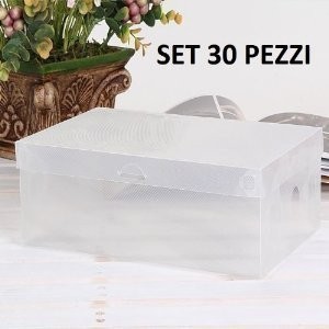 Set boîte de boîte à chaussures - plastique transparent 2