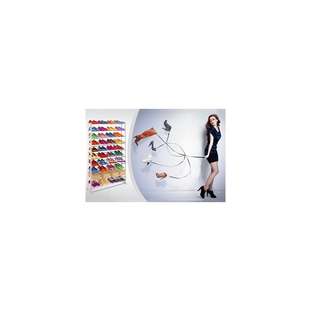 Meuble à chaussure jusqu'a 40 paires - etagere pour gagner de la place