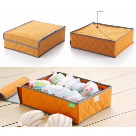 Panier de rangement pour soutiens-gorge sous-vêtements tiroir économies d'espace