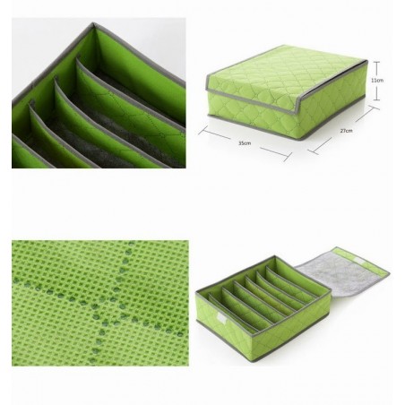 Panier de rangement pour soutiens-gorge sous-vêtements tiroir économies d'espace