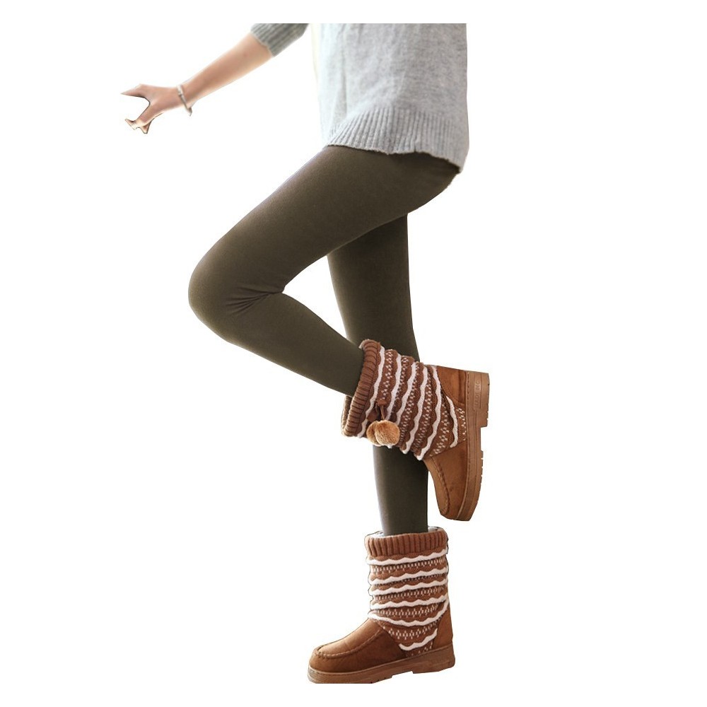 Pack de 5 leggings effet thermique - doublure...