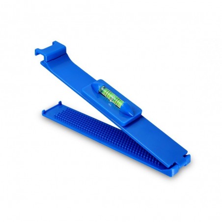 4329 Set de 2 barrettes avec niveau à bulle pour couper cheveux de façon précise