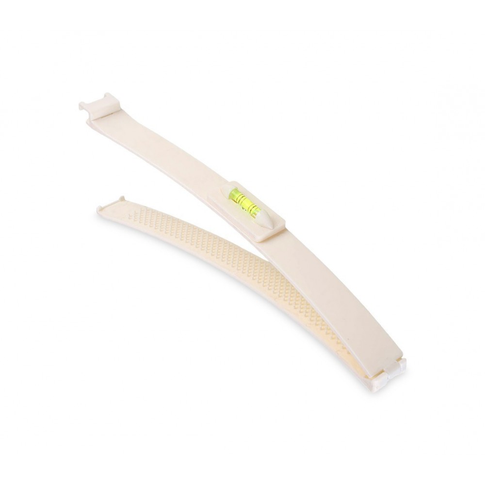 4329 Set de 2 barrettes avec niveau à bulle pour couper cheveux de façon précise
