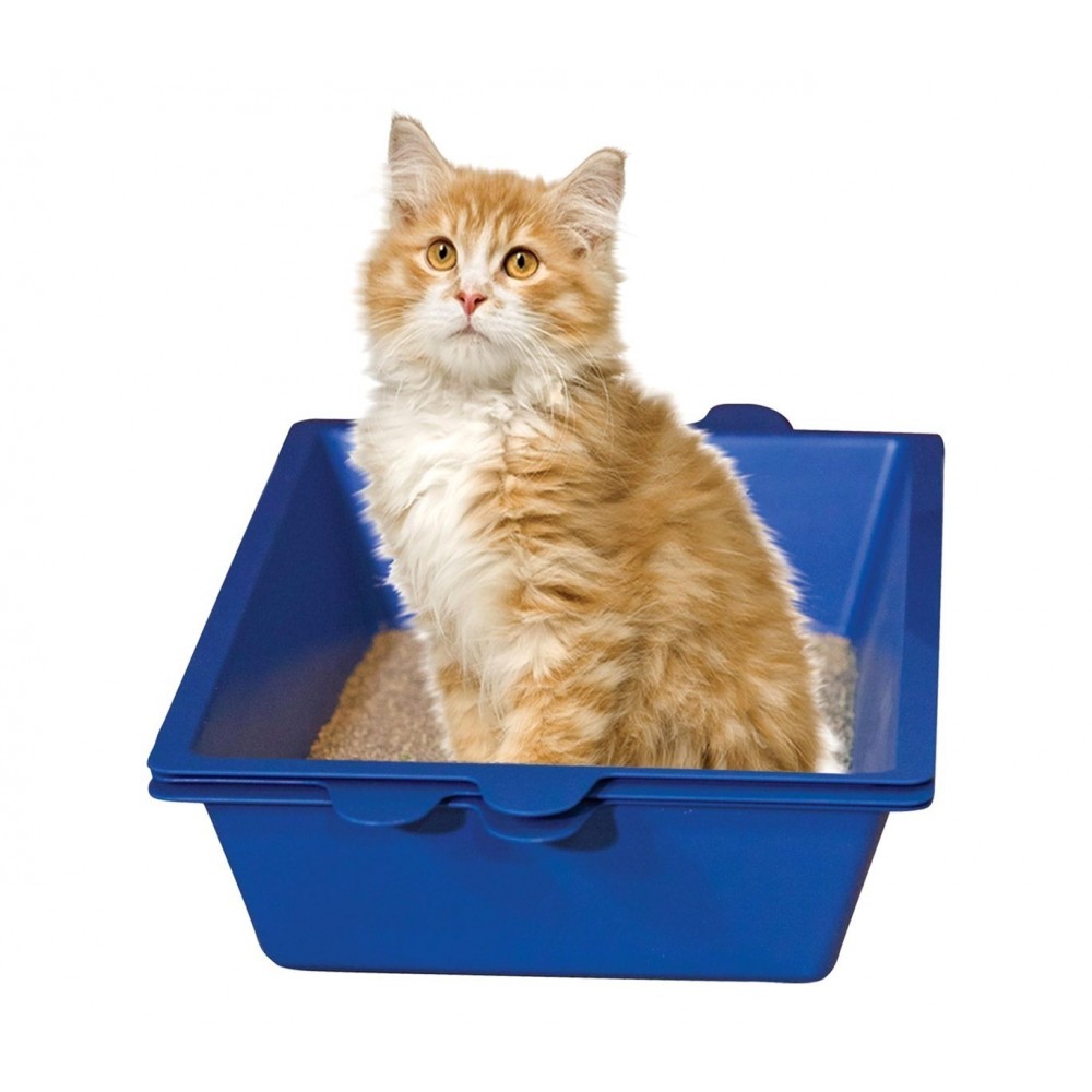 105355 Bac à litière d'angle pour chats SHUTTLE ANGOLARE 49cm plusieurs couleurs