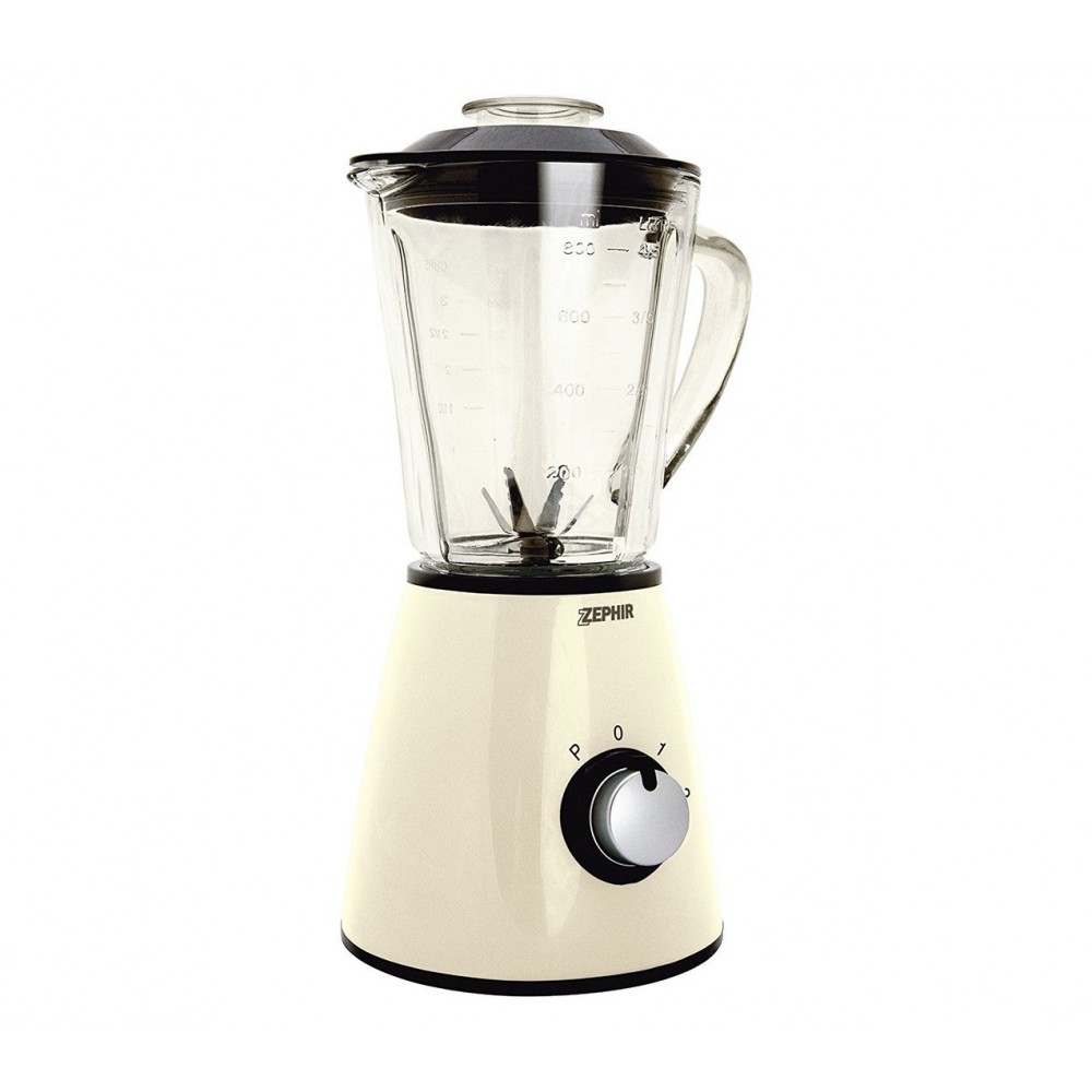 ZHC489 Blender électrique vintage ZEPHIR bol en verre 1 litre 500 watts