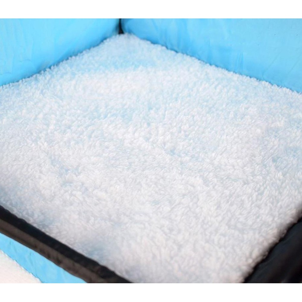 004065 Abri pour chat d'angle KITTY CORNER 2 étages rembourré 71 x 36 x 36 cm