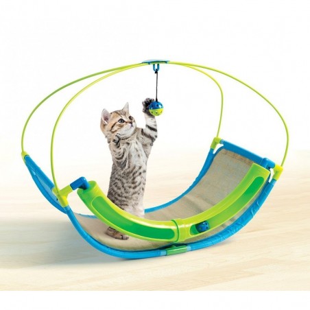 220939 Jouet d'occupation pour chat ROCKING avec boule et labyrinthe