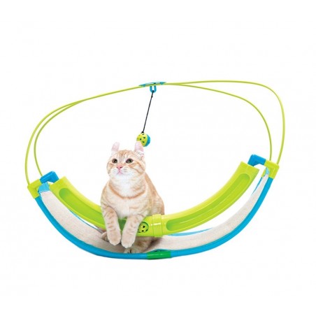 220939 Jouet d'occupation pour chat ROCKING avec boule et labyrinthe