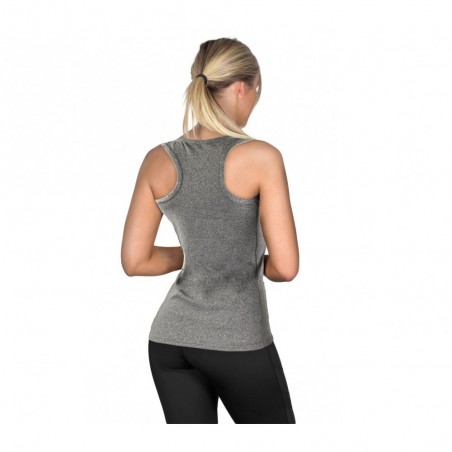 KZ-359 Débardeur de sport running pour femme en tissu respirant bandes latérales