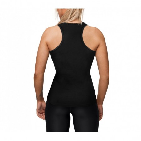 KZ-359 Débardeur de sport running pour femme en tissu respirant bandes latérales