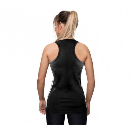 KZ-359 Débardeur de sport running pour femme en tissu respirant bandes latérales