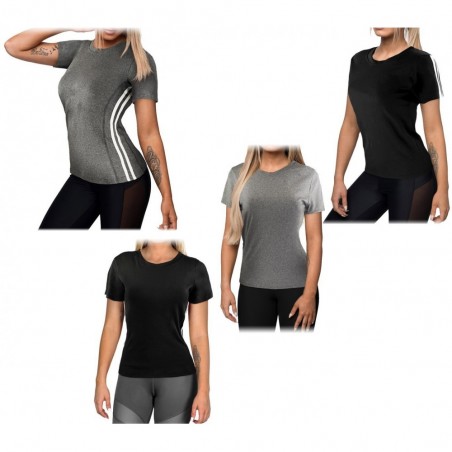 Lot de 4 débardeurs de sport running femme en tissu pour fitness et sport