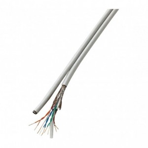 045377 Câble Ethernet 2.0 m LAN CAT6 blindé avec contacts dorés 10Gps 2