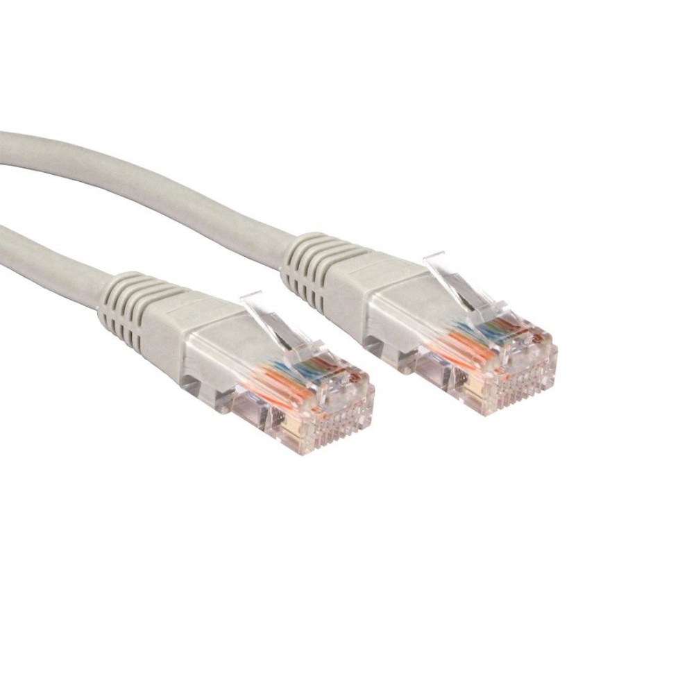 045384 Câble Ethernet 3.0 m LAN CAT6 blindé avec contacts dorés 10Gps