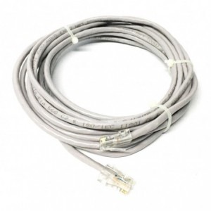 045407 Câble Ethernet 5.0 m LAN CAT6 blindé avec contacts dorés 10Gps 2